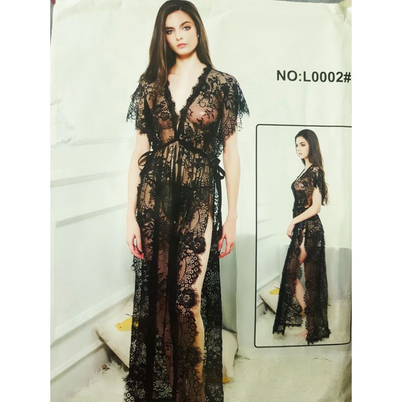 New Style Transparent Long Nightie For Her
